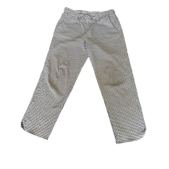 Attyre New York Seersucker Black and White Checkered Pants Sz8 - Picture 3 of 16